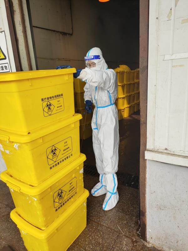 醫廢收集作業現場